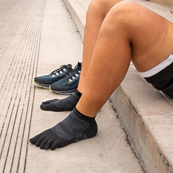Injinji Run Lightweight No-Show 2.0 Zehensocken  Noir