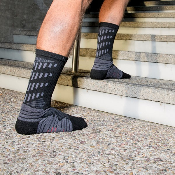 Injinji Ultra Run Crew Obsidian