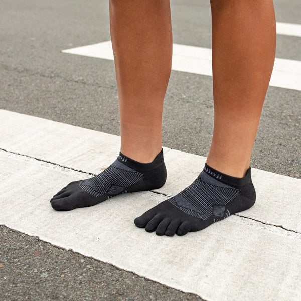 Injinji Run Lightweight No-Show 2.0 Zehensocken  Noir