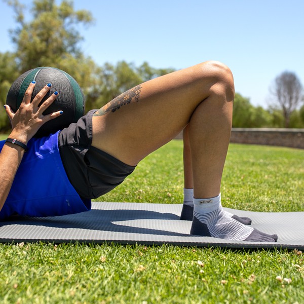 Injinji Run Lightweight Mini-Crew 2.0 Grau