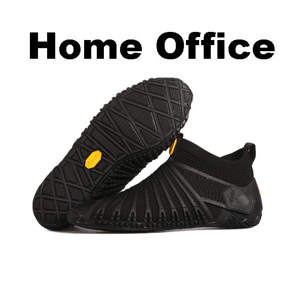 VibramFuroshiki Knit High - Barfussschuhe Schwarz