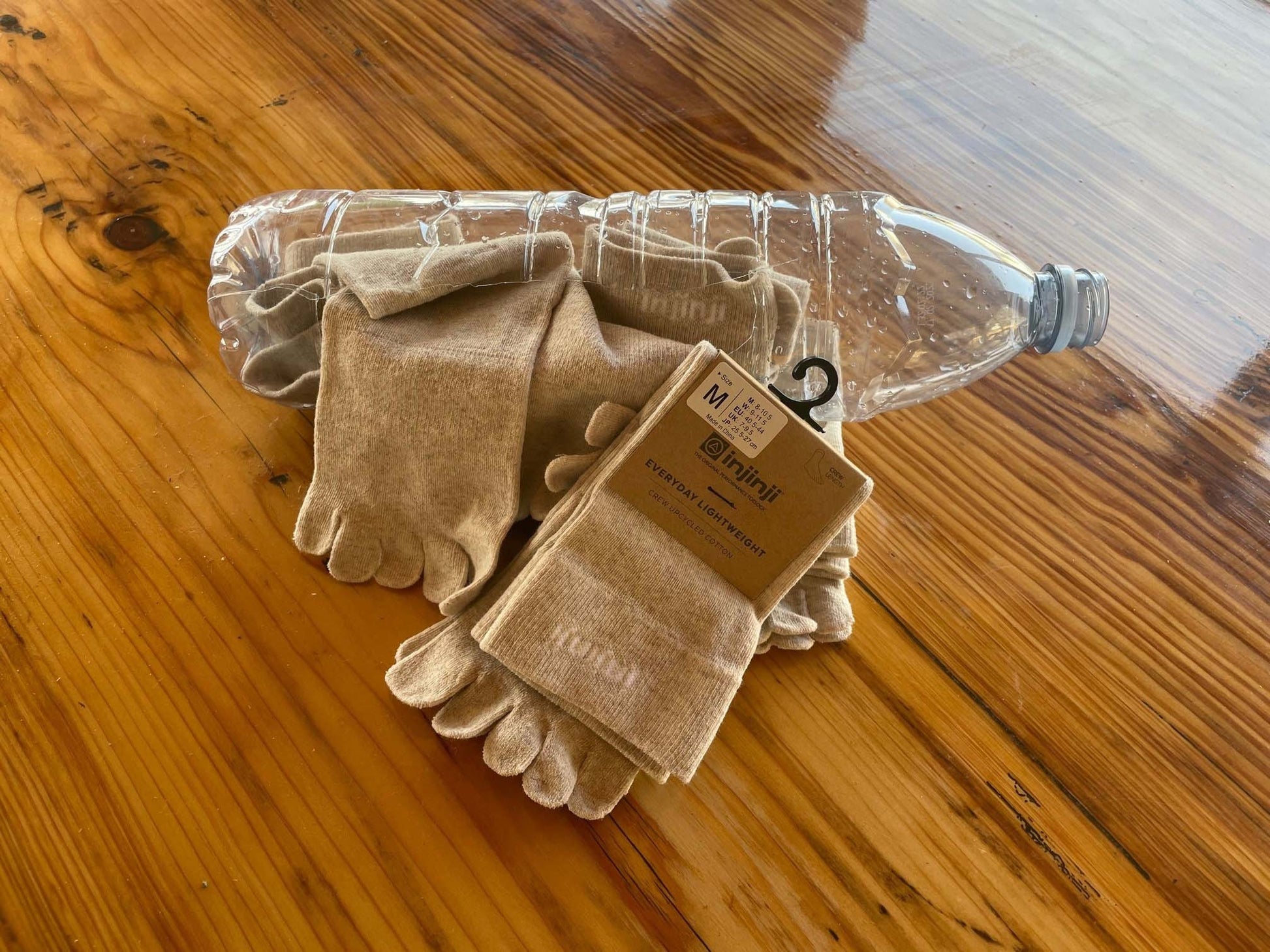 Injinji  Zehensocken Liner Crew Upcycled Baumwolle