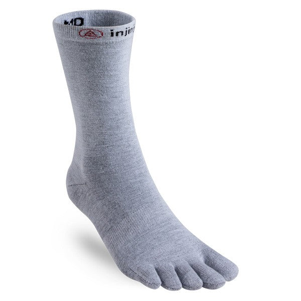 Injinji Liner Crew Coolmax Grau