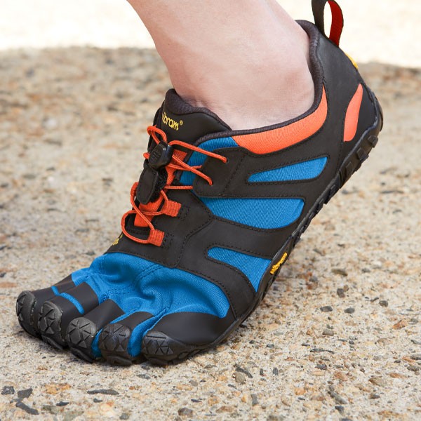 Vibramfivefingers V-Trail 2.0  - Barfussschuhe Blau/Orange