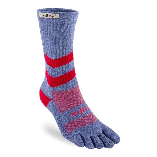 Injinji Outdoor Midweight Crew Nüwool Blau Gr.S