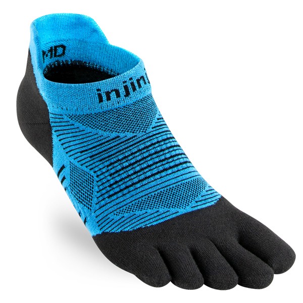 Injinji Run Lightweight No-Show 2.0 Blau/Schwarz