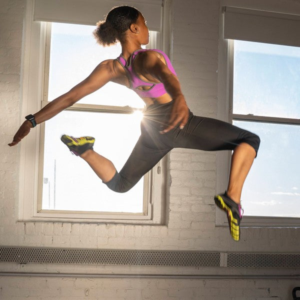 Vibram FiveFingers V-Run Damen  Schwarz/Gelb/Pink