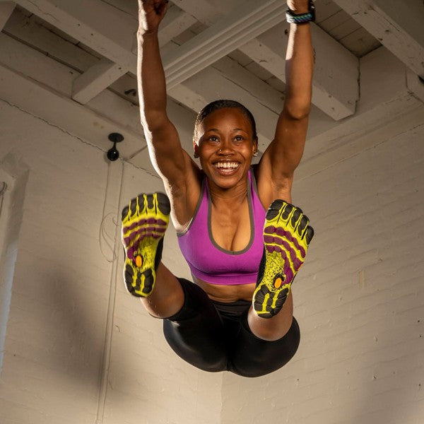 Vibram FiveFingers V-Run Damen  Schwarz/Gelb/Pink