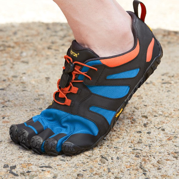 Vibramfivefingers V-Trail 2.0  - Barfussschuhe Blau/Orange