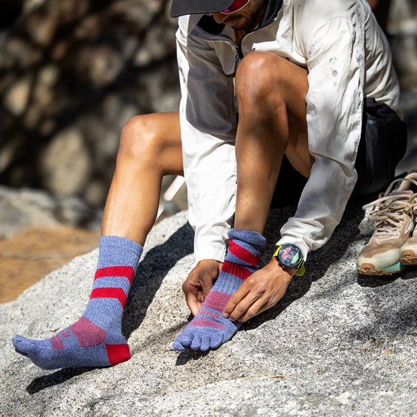 Injinji Outdoor Midweight Crew Nüwool Blau Gr.S