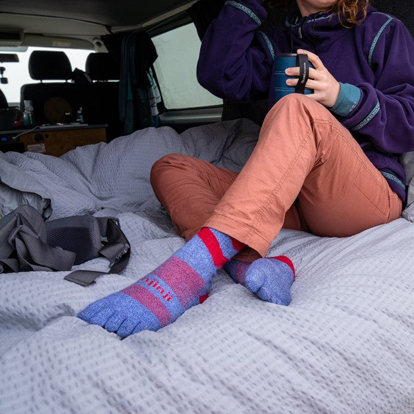 Injinji Outdoor Midweight Crew Nüwool Blau Gr.S