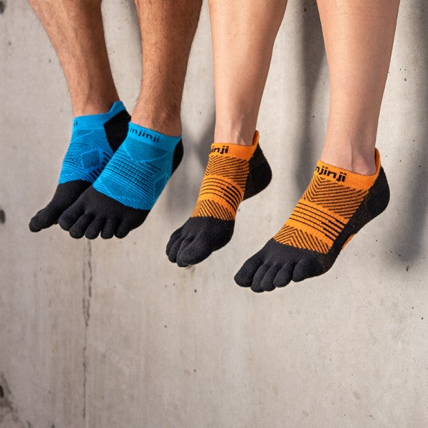 Injinji Damen Run Lightweight No-Show Tiger