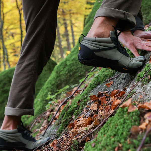 Vibram Barfussschuhe V-Trek Insulated Olive/Schwarz