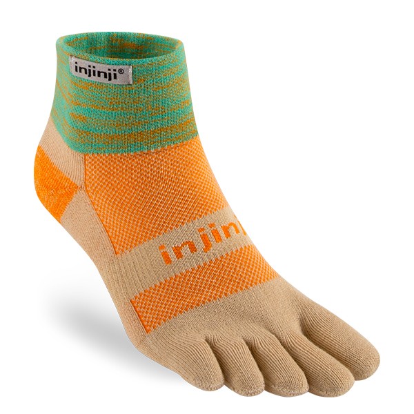 Injinji Trail Midweight Mini-Crew Zehensocken Wheat