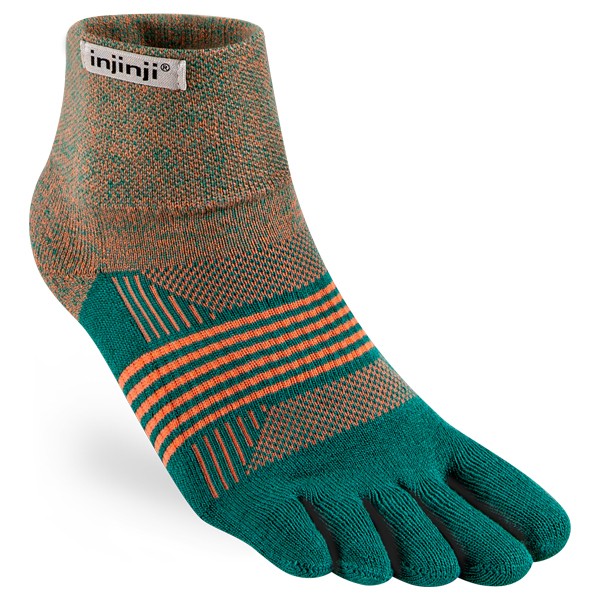 Injinji Women's Trail Mini-Crew Tidepool