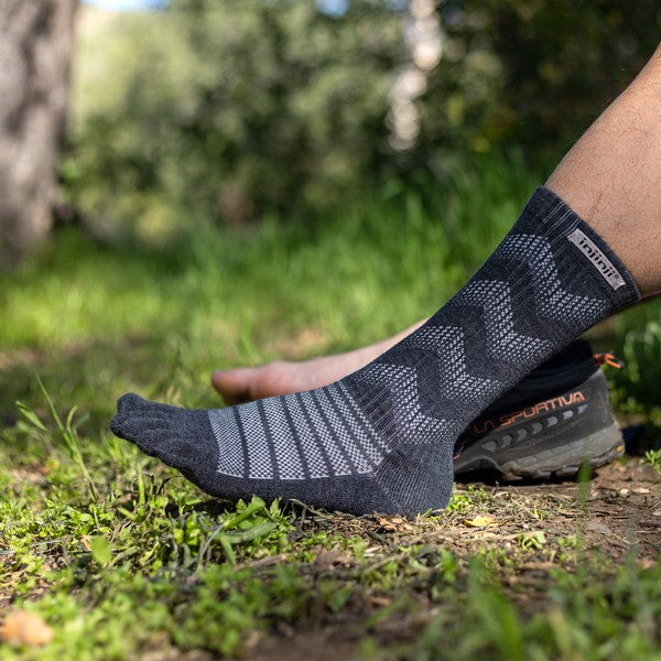 Injinji Midweight Crew Wolle- Zehensocken Slate