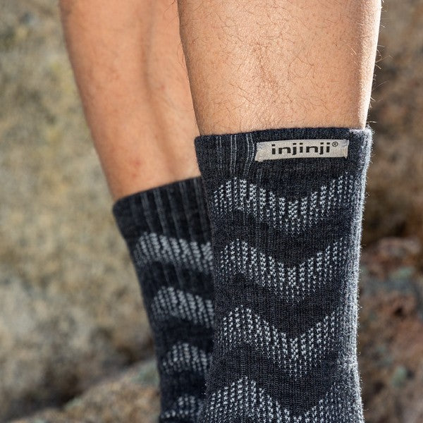 Injinji Midweight Crew Wolle- Zehensocken Slate