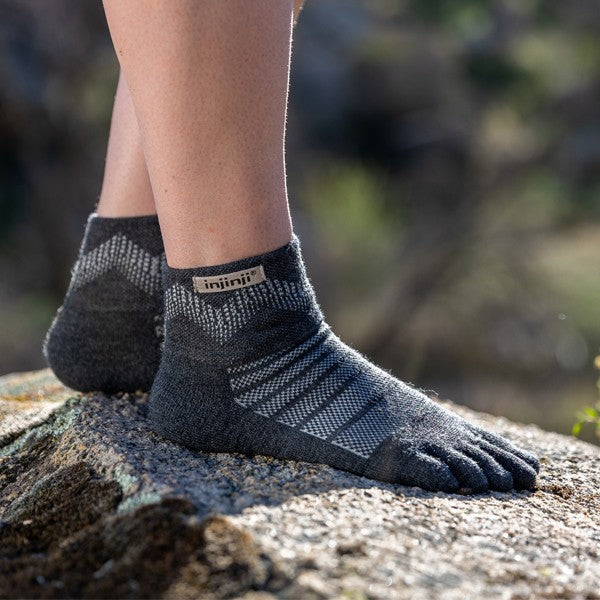 Injinji   Outdoor MDW Mini-Crew - Zehensocken Anthrazit