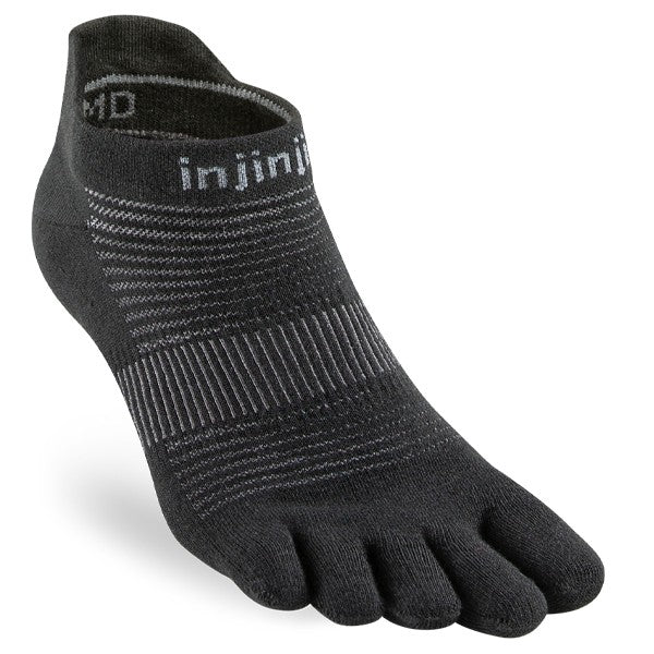 Injinji Run Lightweight No Show Noir