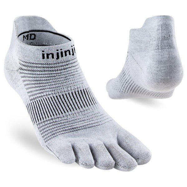 Injinji Run Lightweight No-Show Gris