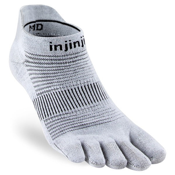 Injinji Run Lightweight No-Show Grau