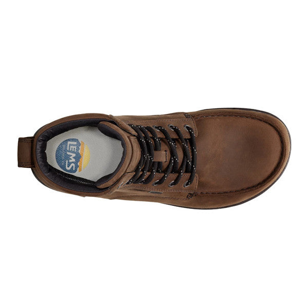 Lems Boulder Boot - Barfussschuhe Waterproof Weathered Umber