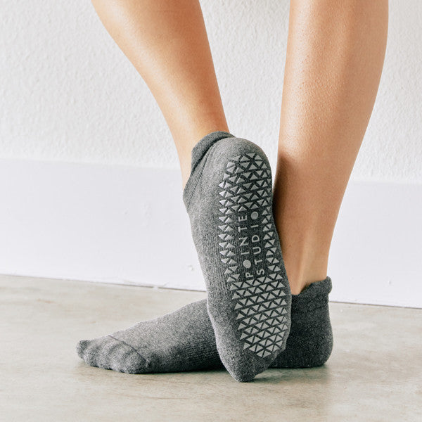 Injinji Pointe Studio No-Show Grau