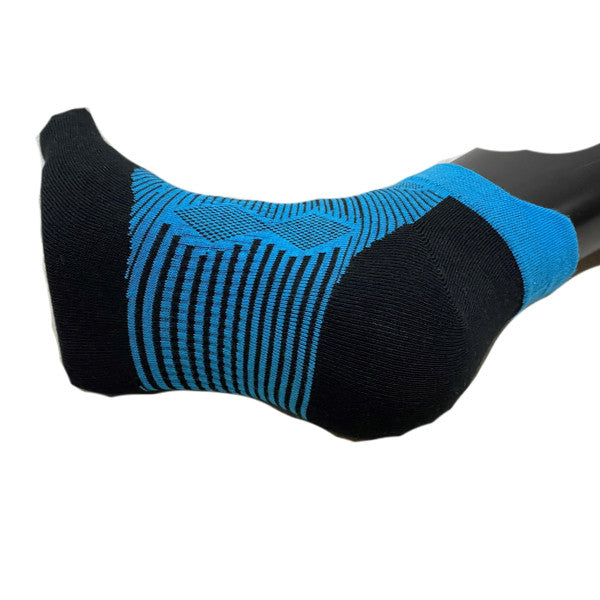 Sport Zehensocken No-Show Schwarz/Blau