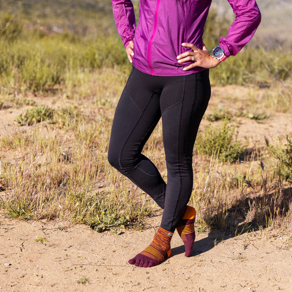 Injinji Damen Trail MIni-Crew  Zehensocken Solar