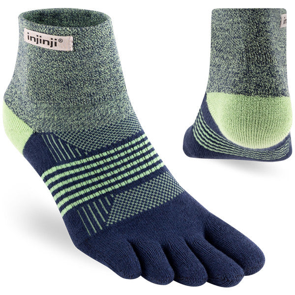 Injinji Damen Trail Mini-Crew Toe Socks Stargazer