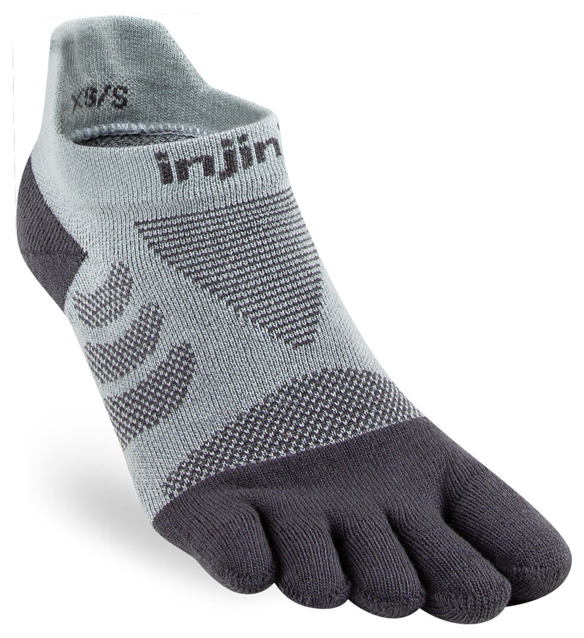 Injinji Damen Ultra Run No-Show Grau