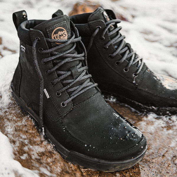 Lems Boulder Boot Summit- Barfussschuhe  Coal