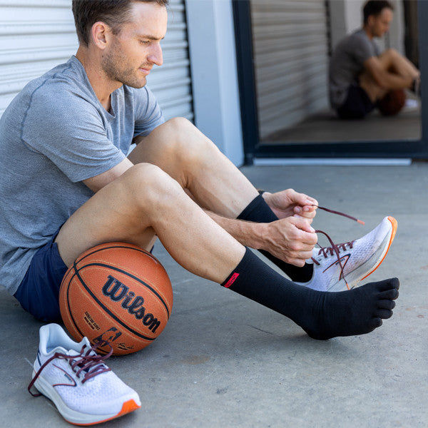 Injinji Sport Crew Schwarz