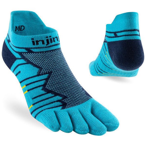 Injinji ULtra Run No-Show Pacific Blue