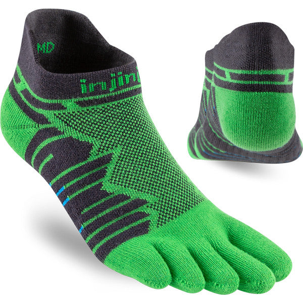 Injinji Ultra Run No Show Emerald