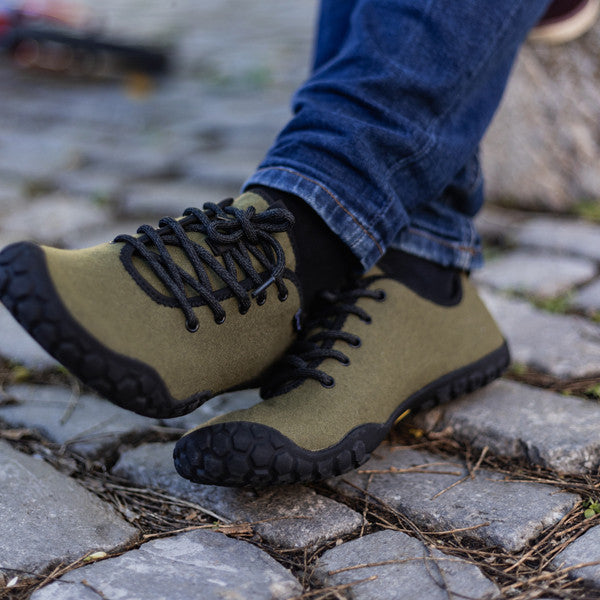 Ballop Barfussschuhe Corso Olive