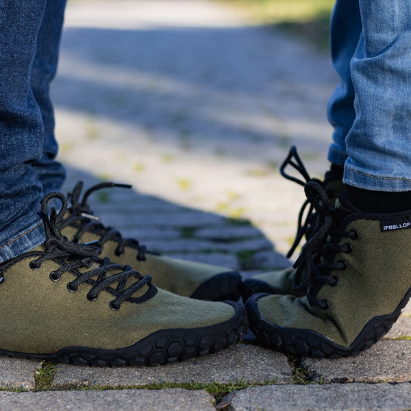 Ballop Barfussschuhe Corso Olive