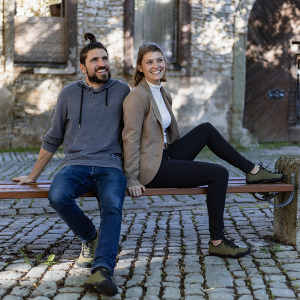 Ballop Barfussschuhe Corso Olive