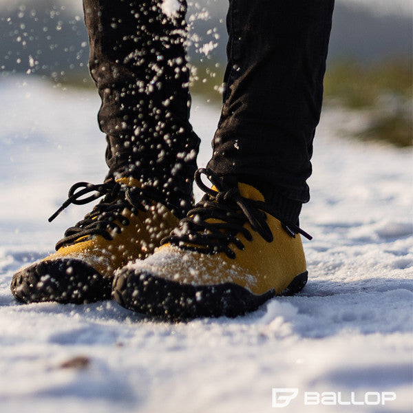 Ballop Barfussschuhe Corso Mustard