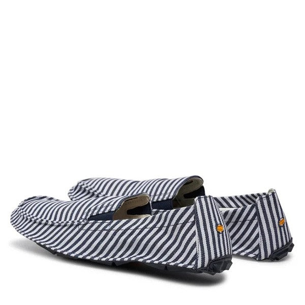 One Quarter Canvas Stripe Blau/Weiss