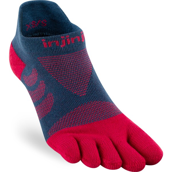 Injinji Damen Ultra Run No-Show Berry