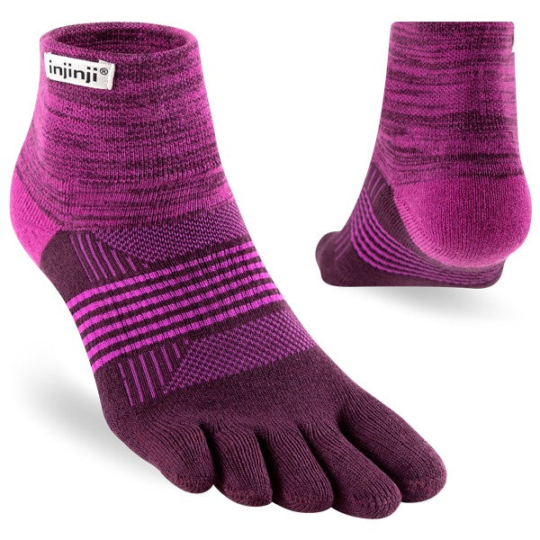 Injinji Damen Trail Mini-Crew Viola
