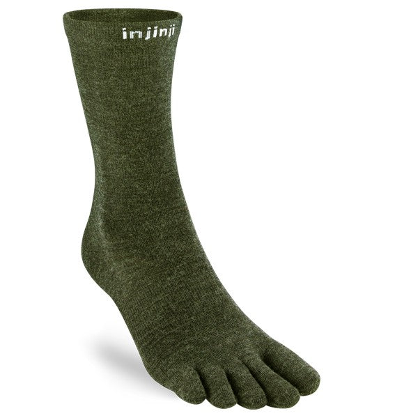 Injinji Liner Crew Wolle - Zehensocken Forest