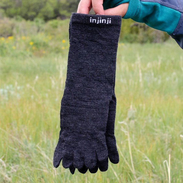 Injinji Liner Crew Wolle- Zehensocken Slate