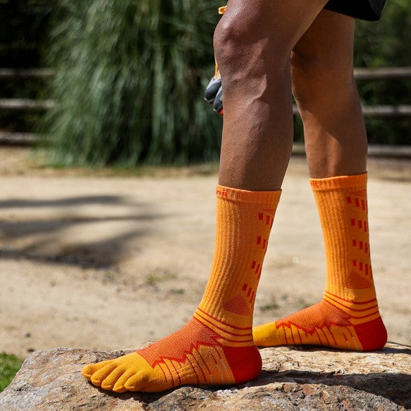 Équipe Injinji Ultra Run Orange Désert