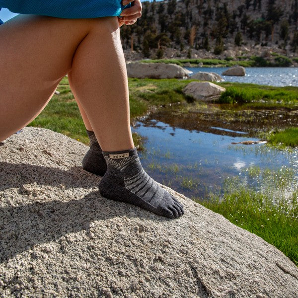 Injinji   Outdoor MDW Mini-Crew - Zehensocken Anthrazit