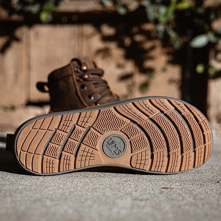 Lems Chillum Grip - Barfussschuhe Bourbon