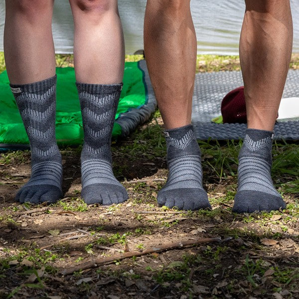 Injinji Midweight Crew Wolle- Zehensocken Slate