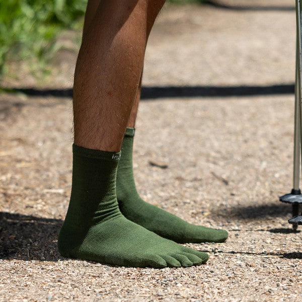 Injinji Liner Crew Wolle - Zehensocken Forest