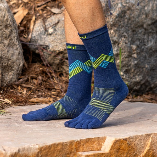 Injinji Run Crew Zehenscocken Glow